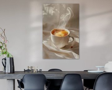 eine Tasse Kaffee oder Cappuccio