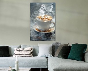 cup of coffee or cappuccino by Egon Zitter