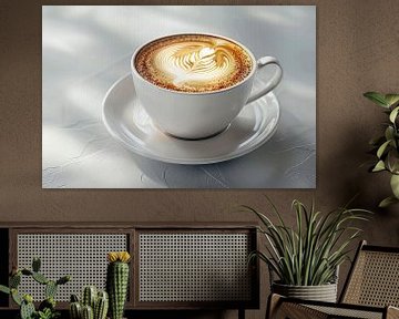 cup of coffee or cappuccino by Egon Zitter