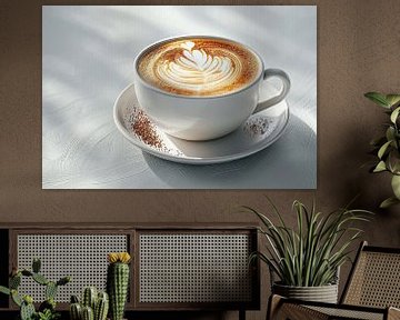 cup of coffee or cappuccino by Egon Zitter