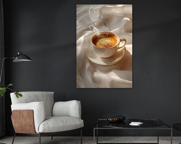 cup of coffee or cappuccino by Egon Zitter