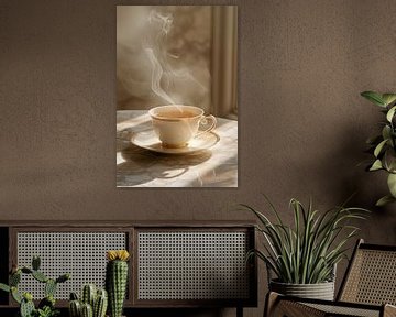 drink a cup of hot tea by Egon Zitter