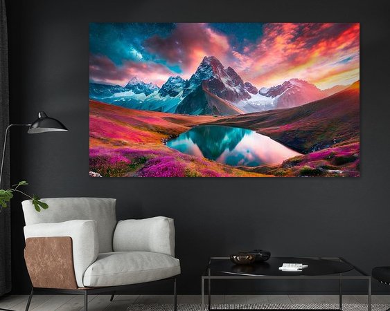 Example of the artwork in a room