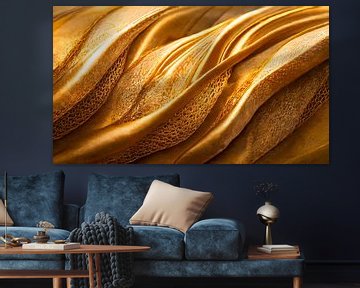 Gouden stof voor jurken van Mustafa Kurnaz