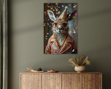 Leuk dieren verjaardagsfeestje met stijlvolle disco outfit van Poster Art Shop