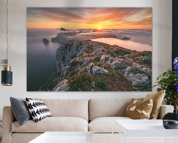 Spain Majorca Formentor Sunrise by Jean Claude Castor