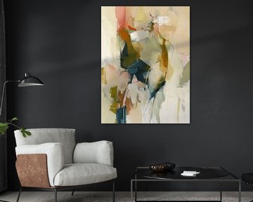 Modern en abstract in warme kleuren van Studio Allee