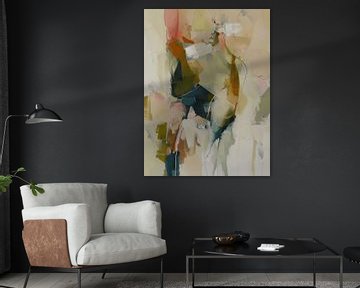 Modern en abstract in warme kleuren van Studio Allee