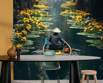 Vissersboot in Vietnam