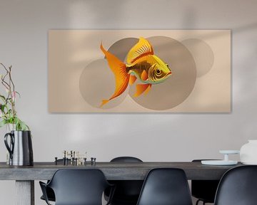 Poisson d'or sur Lens Design Studio