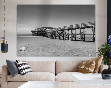 Coastal landscape St. Peter-Ording, North Sea by Karsten Rahn