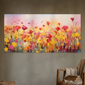 Feld des lebendigen Frühlings