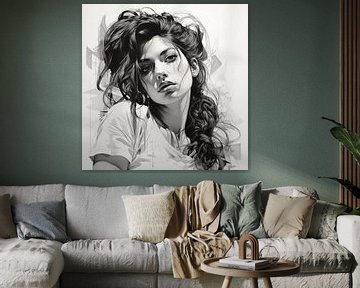 Amy Winehouse van Koffie Zwart