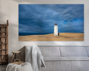 Phare Rubjerg Knude Fyr sur les falaises danoises sur Karsten Rahn