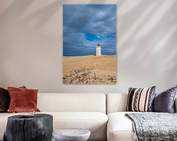 Phare Rubjerg Knude Fyr sur les falaises danoises sur Karsten Rahn