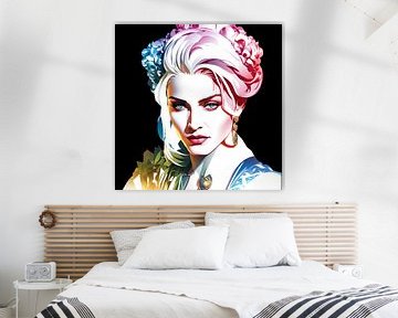 Painting of Madonna Louise Ciccone by Eye on You