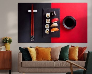 Sushi &amp ; baguettes sur Leon Brouwer
