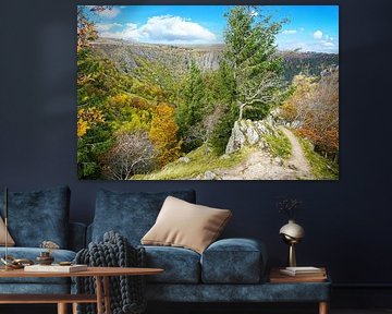 Vosges mountains in autumn colours