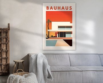 Poster Bauhaus Impression d'art Bauhaus sur Niklas Maximilian