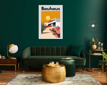 Poster Bauhaus Impression d'art Bauhaus sur Niklas Maximilian