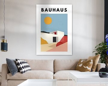 Poster Bauhaus Impression d'art Bauhaus sur Niklas Maximilian