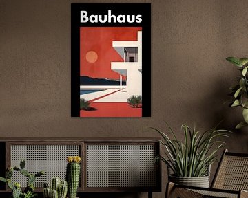 Bauhaus Poster Bauhaus Kunstdruk van Niklas Maximilian