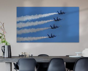 U.S. Navy Flight Demonstration Squadron Blue Angels.