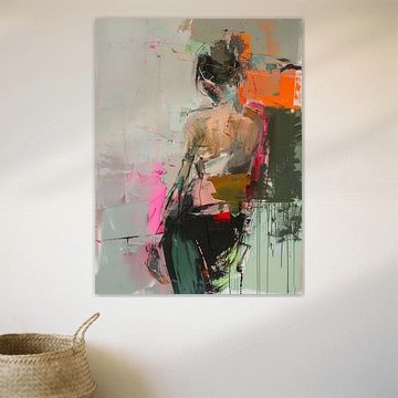Figurative portrait, modern and abstract by Carla Van Iersel