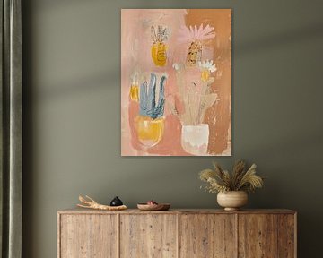 Vrolijke cactusfamilie, illustratie van Studio Allee