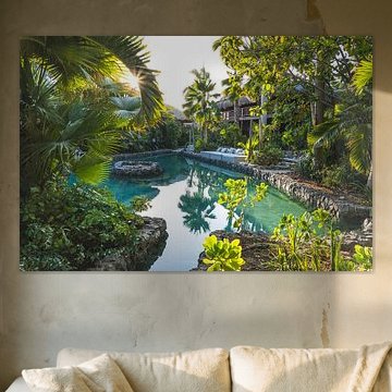 Tropisches Paradies (Kontiki Beach Hotel, Curacao)