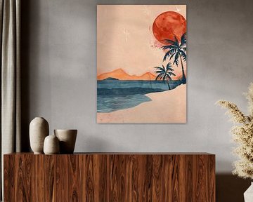 Vintage Beach by Gypsy Galleria