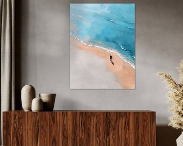 Alone on the beach by Gypsy Galleria