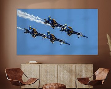 U.S. Navy Flight Demonstration Squadron Blue Angels. by Jaap van den Berg