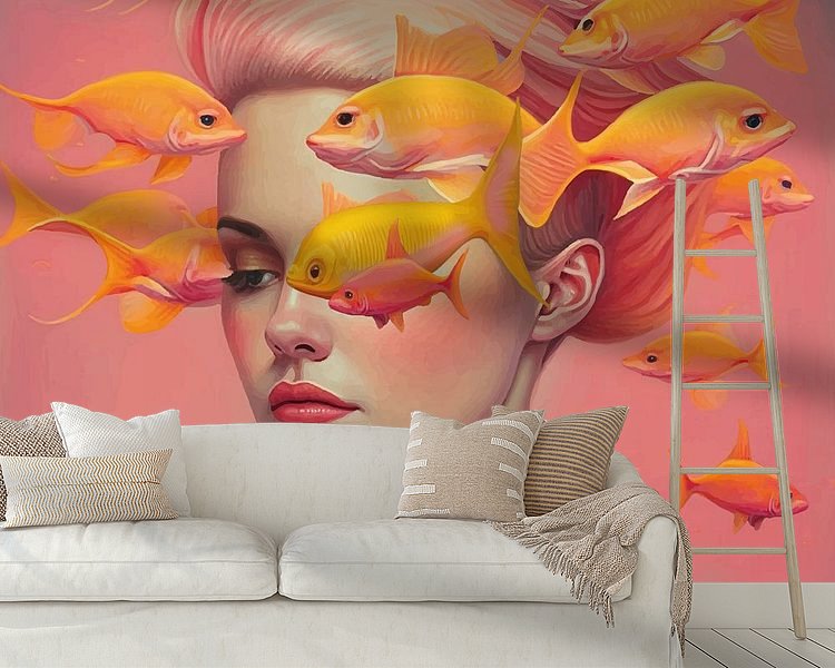 Example of the artwork in a room