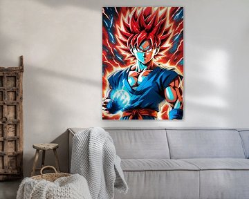 Meteoor Goku van Lucifer Art