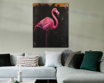 Pink Enigma van Kunst Kriebels