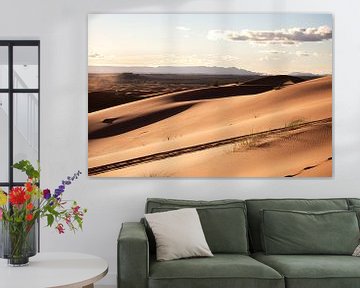 Morocco desert - Erg Chebbi, Merzouga photo print - travel photography Art Print van LotsofLiekePrints