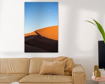 Morocco sunrise desert - Erg Chebbi, merzouga photo print - travel photography Art Print van LotsofLiekePrints
