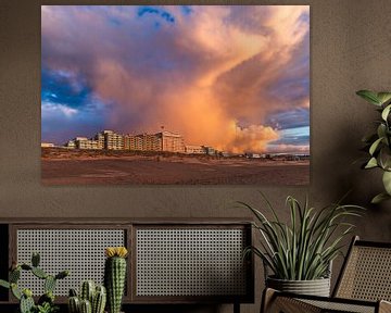 Huis ter Duin bij zonsondergang van Yanuschka Fotografie | Noordwijk