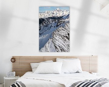 Der Mont Blanc aus der Luft von José IJedema