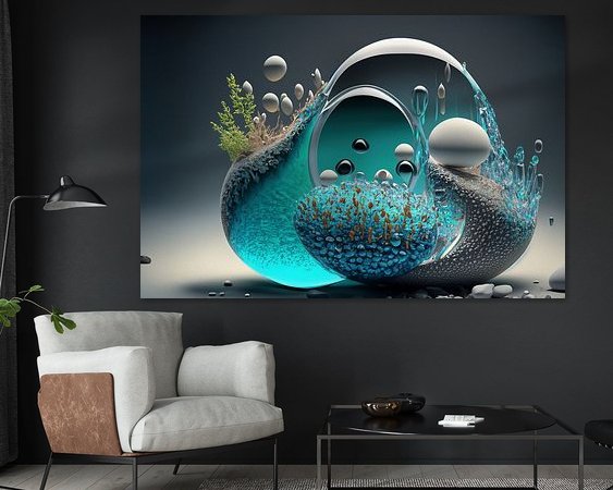 Example of the artwork in a room