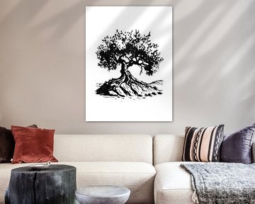 Olive tree von beangrphx Illustration and paintings