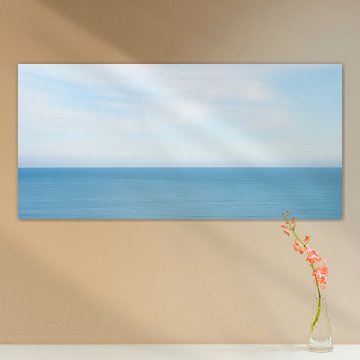 Long exposure of the ocean in Wales, UK - abstract nature and travel photography