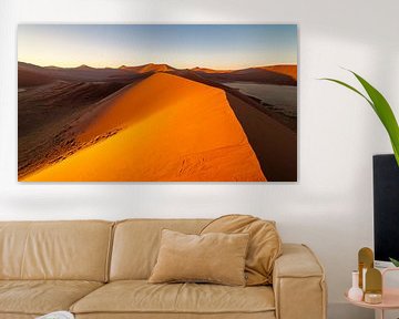 Sand dunes of Namibia by Peter Vruggink