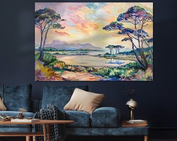 Landschaft 1335 | Landschaftsmalerei von ARTEO Gemälde