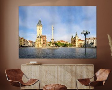 Old Town Square in Prague | Monochrom by Melanie Viola