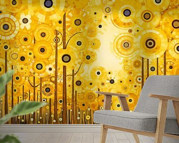 Sonnenblumen, Gustav Klimt von Caroline Guerain