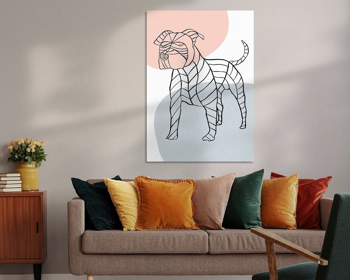 Example of the artwork in a room