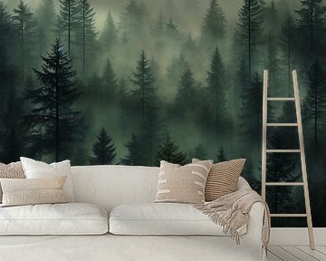 misty forest by haroulita