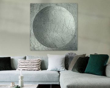 Modern Abstract in minimalism. Grey Blue. by Alie Ekkelenkamp